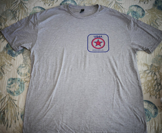 United States 4 All Unisex organic ribbed neck t-shirt